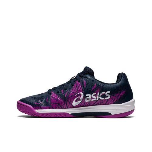 Asics Гель Fastball Аbrasion Resistant Низкий Топ Беговые кроссовки Женские Черный Фиолетовый