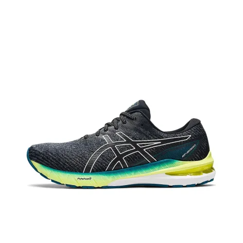 Asics GT 2000 1 Low Топ Повседневные Беговые Кроссовки Мужские Графитовый Серый Зеленый