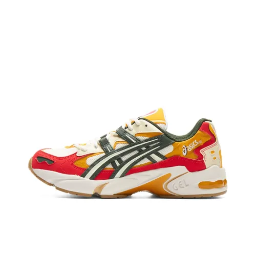 Asics Gel Kayano 5 OG Low Топ Беговые кроссовки Унисекс Белый Красный Зеленый