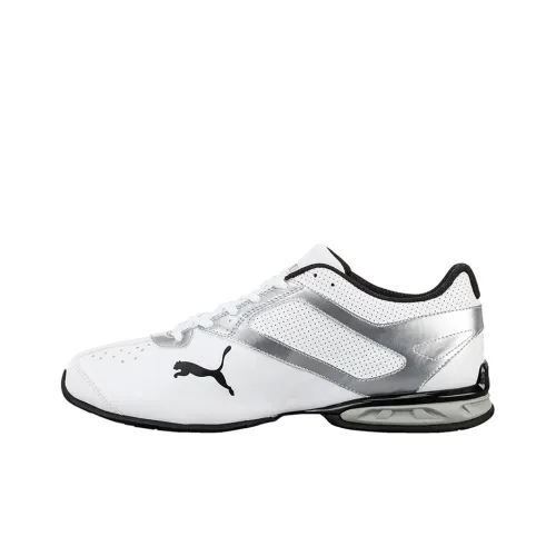 PUMA Tazon 6 Амортизация Устойчивый к истиранию Легкий Низкий Топ Беговые кроссовки Мужские Белые