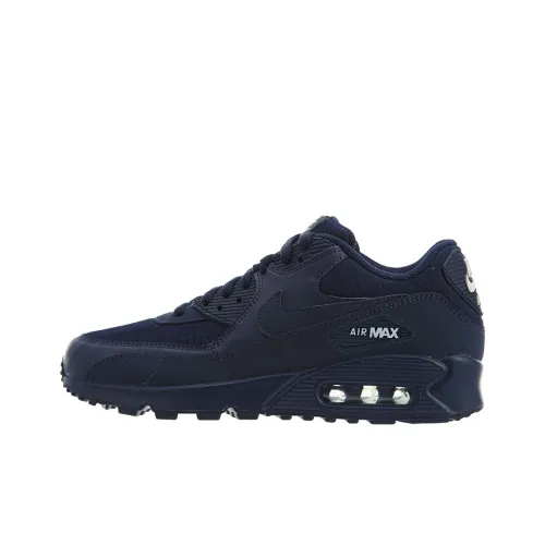 Nike Air Max 90 Low Топ Беговые кроссовки Мужской Синий