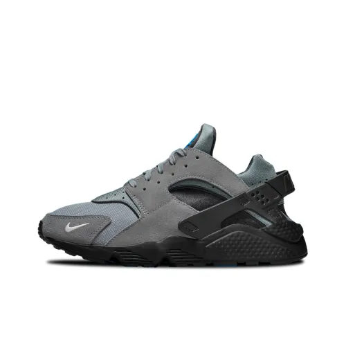 Nike Air Huarache Амортизация Противоскользящий Дышащий Легкий Низкий Топ Беговые кроссовки Мужской Серый Черный