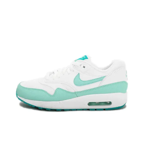 Nike Air Max 1 Low Топ Повседневные Беговые Кроссовки Женские Белые Зеленые