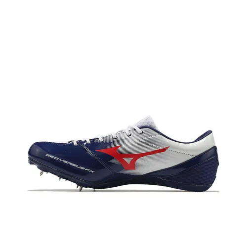 Mizuno Шорты устойчивые к истиранию дышащие низкий топ беговые кроссовки унисекс белый синий красный