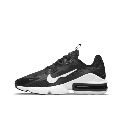 Nike Air Max Infinity 2 Low Топ Беговые кроссовки Женские Черный белый