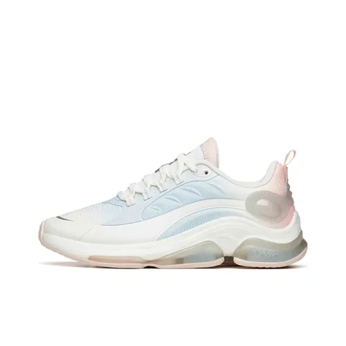 ANTA Низкие беговые кроссовки для женщин белые с синим и оранжевым