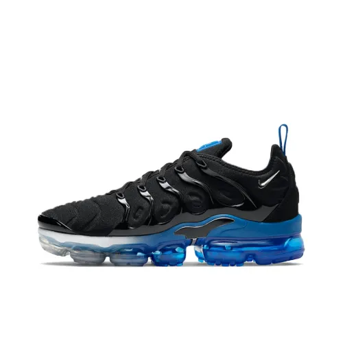 Nike Vapormax Plus Low Топ Air Cushion Беговые кроссовки Мужские Синий Черный