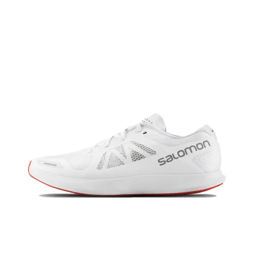 SALOMON Phantasm Slip-resistant Abrasion-resistant Breathable Low-Top Running Shoes Unisex White SALOMON Phantasm Противоскользящие Износостойкие Дышащие Низкие Беговые Кроссовки Унисекс Белые
