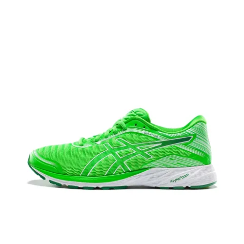 Asics Dynaflyte Износостойкие Низкие Беговые кроссовки Мужские Зеленые Белые