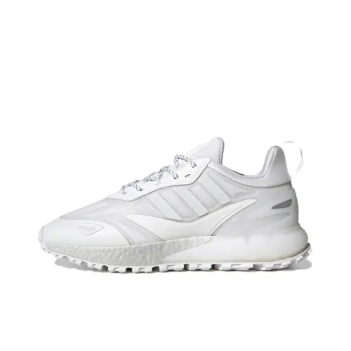 Adidas Originals ZX 2K BOOST 2,0 Slip-resistant Abrasion-resistant Low Top Casual Shoes Unisex White Adidas Originals ZX 2K BOOST 2,0 Противоскользящий Устойчивый к истиранию Низкий Топ Повседневная Обувь Унисекс Белый