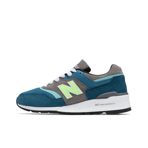 New Balance NB 997 Low Топ Беговые кроссовки Мужские Синие Серые Сделано в США