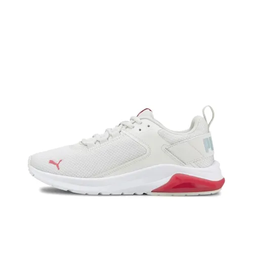PUMA ELECTRON Амортизаторы Slip-resistant и устойчивые к истиранию Низкий топ Беговые кроссовки Унисекс Белый Красный