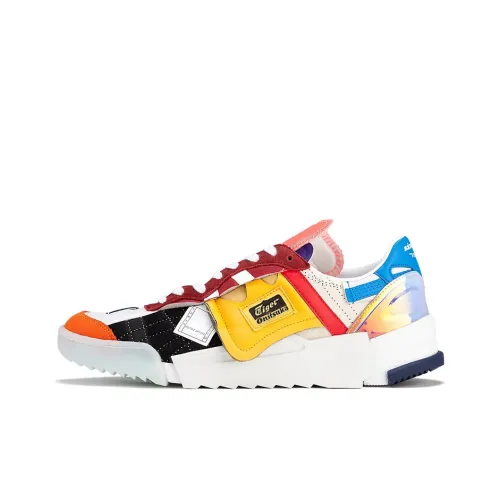 Onitsuka Tiger D Trainer Boro Устойчивый к истиранию Низкий Топ Беговые кроссовки Унисекс Многоцветные