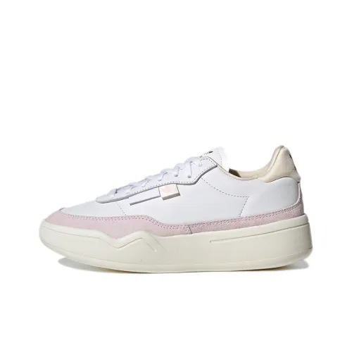 Adidas Originals Her Court Slip Resistant Abrasion Resistant Низкий Топ Повседневная обувь Женская Белая