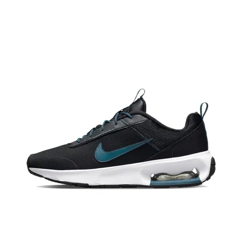 Nike Air Max INTRLK Low Топ Air Cushion Повседневные Беговые Кроссовки Мужские Черные Синие