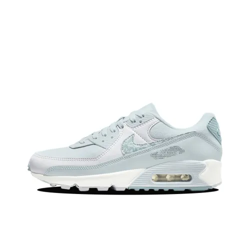 Nike Air Max 90 Low Топ Беговые кроссовки Женские Пыльно-голубой
