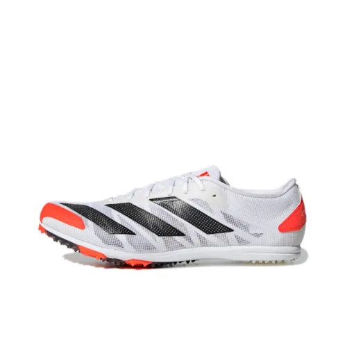 Adidas Adizero XCS Slip-resistant Abrasion-resistant Breathable Low-Top Running Shoes Unisex White Orange Adidas Adizero XCS Противоскользящий Устойчивый к истиранию Дышащий Низкий Топ Беговые Кроссовки Унисекс Белый Оранжевый