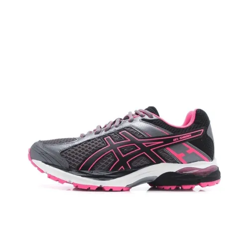 Asics Gel Nagoya 2 Low Топ Беговые кроссовки Женские Черный Розовый