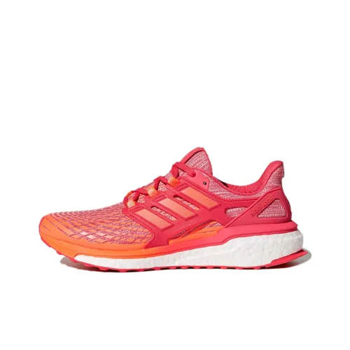 Adidas Energy Boost противоскользящие низкие беговые кроссовки для женщин оранжево-красные