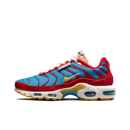Nike Air Max Plus Low Топ Беговые кроссовки Мужские Красный Синий Белый