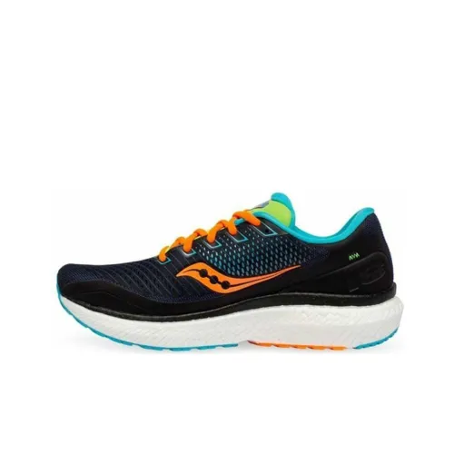 Saucony Slip-resistant Abrasion-resistant Breathable Low-Top Shoes Unisex Black Orange Blue Standard M Сaucony Противоскользящий Устойчивый к истиранию Дышащая Низкая Обувь Унисекс Черный Оранжевый Синий Стандарт M