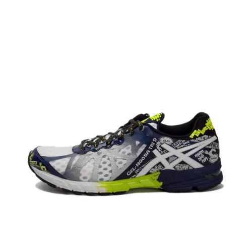 Asics Гель Noosa Tri 9 Low Топ Беговые кроссовки Мужские Серый Синий Белый