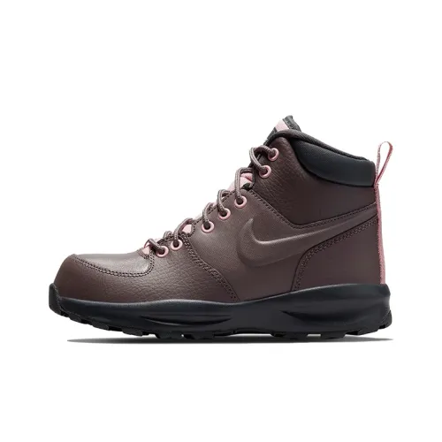 Nike Manoa Ltr Амортизация Устойчивость к истиранию Термическая защита Высокий верх Альпинистская обувь Женская Темно-красный