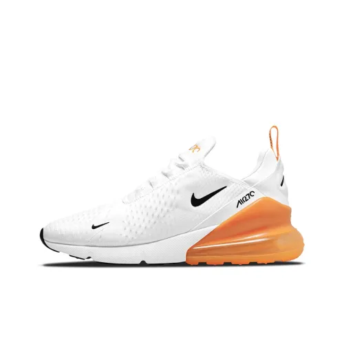 Nike Air Max 270 Low Беговые кроссовки Мужские Белый Оранжевый