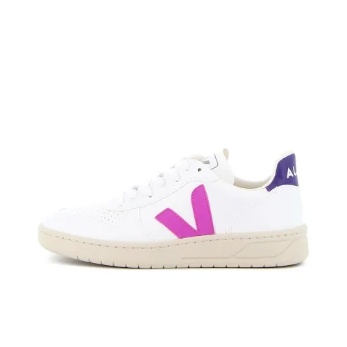 VEJA V 10 Стильные Скейтбординги Женские Белые Фиолетовые