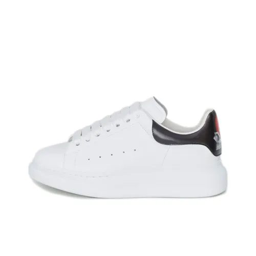 Alexander McQueen Oversized Sneaker Low Топ Стильные Скейтбординги Женские Белые Черные Красные
