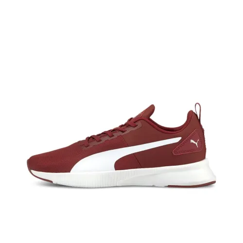 PUMA Flyer Runner Амортизация Устойчивость к истиранию Легкий Низкий Топ Беговые кроссовки Унисекс Бордовый