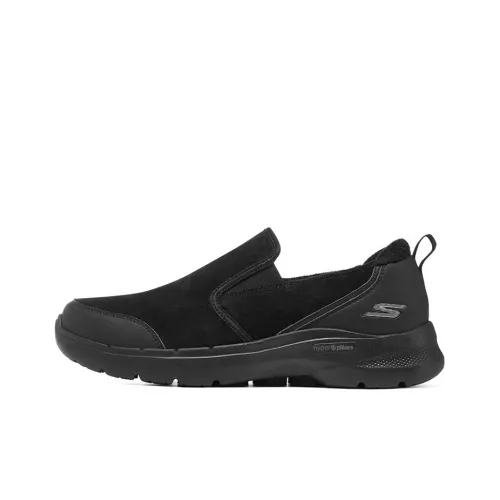 Skechers Go Walk 6 Устойчивый к истиранию Низкий Топ Casual Мужской Черный