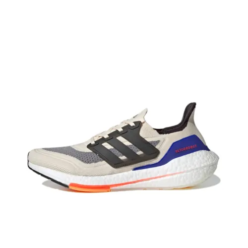 Adidas ULT Шокаблоки Устойчивые к истиранию Низкий Топ Беговые кроссовки Мужские Бежево-серый