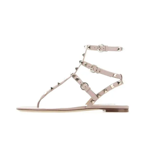 Valentino Rockstud One Ремешок Сандалии Женские Розовые
