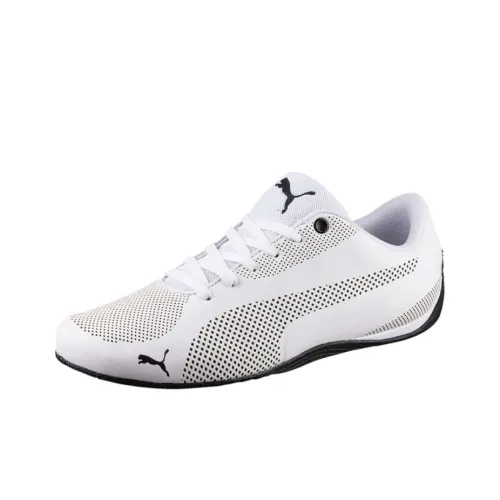 PUMA Drift Cat Slip-Resistant Abrasion-Resistant Low-Top Беговые кроссовки Мужские Белые