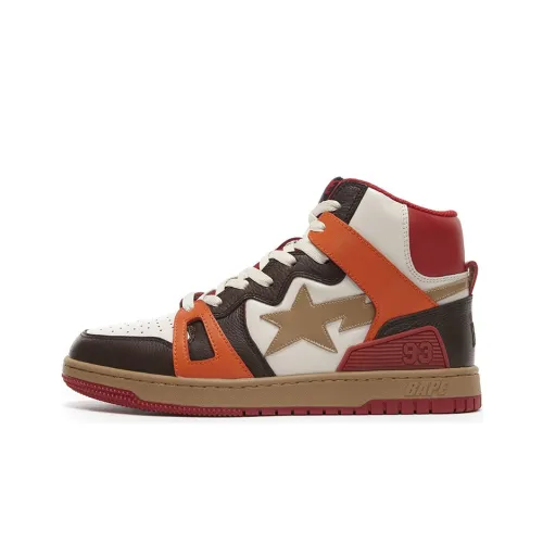A BATHING APE Bape Скейтборд Кроссовки Высокие Мужские