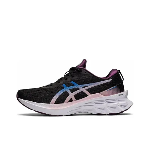 Asics Novablast 2 Low Топ Беговые кроссовки Женские Черно-розовый