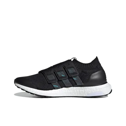 Adidas Low Top Повседневные Беговые Кроссовки Унисекс Черный Синий Белый