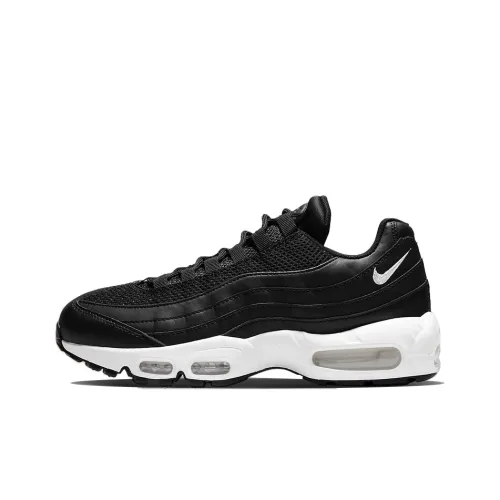 Nike Air Max 95 Low Топ Air Cushion Беговые кроссовки Женские Черный