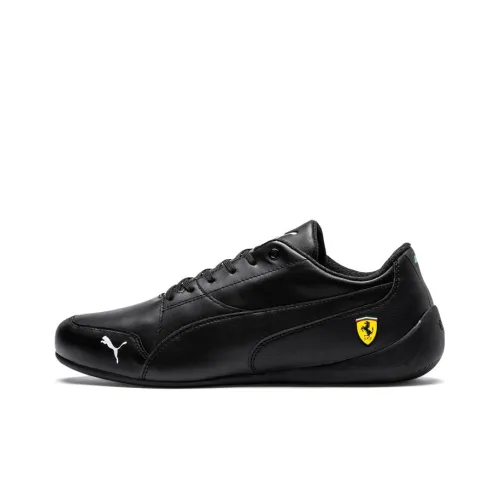 PUMA Ferrari Drift Cat 7 Slip-Resistant Abrasion-Resistant Low-Top Беговые кроссовки Мужские Черные