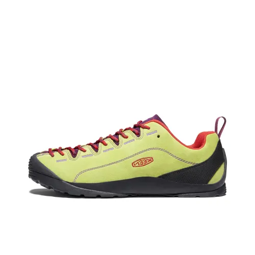 KEEN Jasper Аbrasion-Resistant Slip-Resistant Low Top Hiking Shoes Unisex Lemon Purple