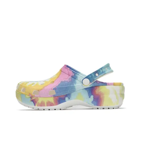 Crocs Classic Clog Sabo Женские Розовый Синий