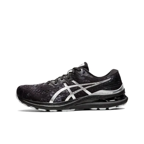 Asics Gel Kayano 28 Low Top Gel Marathon Беговые кроссовки Мужские Графитовый Черный Серебряный