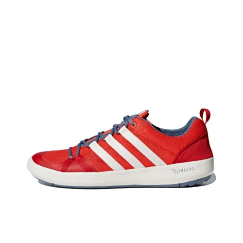 adidas Terrex CC BOAT Slip-resistant Low Top Streetwear Унисекс Красный Белый