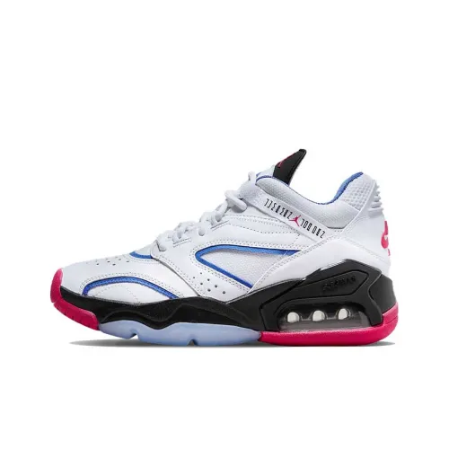 Джордан Point Lane Шокабсорберы Противоскользящие Устойчивые к истиранию MID Топ Повседневная обувь Женская Белый Розовый Синий