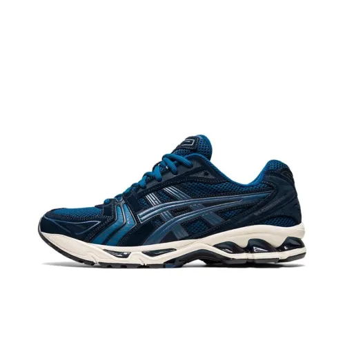 Asics Gel Kayano 14 Low Топ Повседневные Беговые Кроссовки Унисекс Темно-Синий