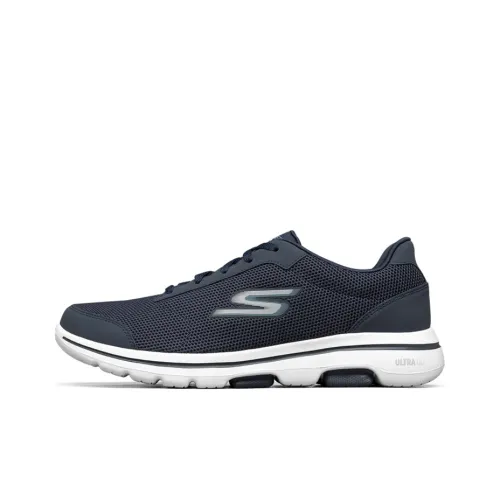 Skechers GO WALK 1 Low Топ Повседневные Беговые Кроссовки Мужские Темно-Синие