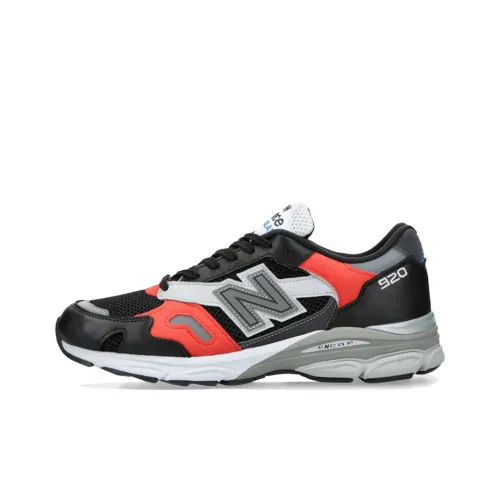 New Balance NB 920 Low Топ Беговые кроссовки Мужской Черный и оранжевый Сделано в Великобритании