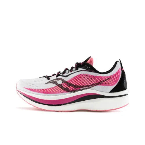 Saucony Endorphin Speed 2 Амортизация Противоскользящие Поддержка Низкий Топ Беговые кроссовки Женские