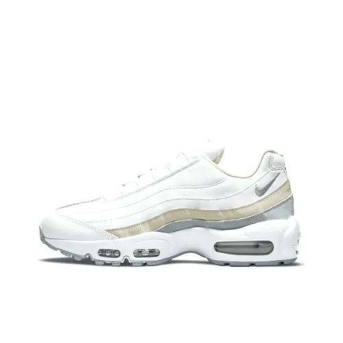 Nike Air Max 95 Low Топ Беговые кроссовки Женские Экрю Градиентный